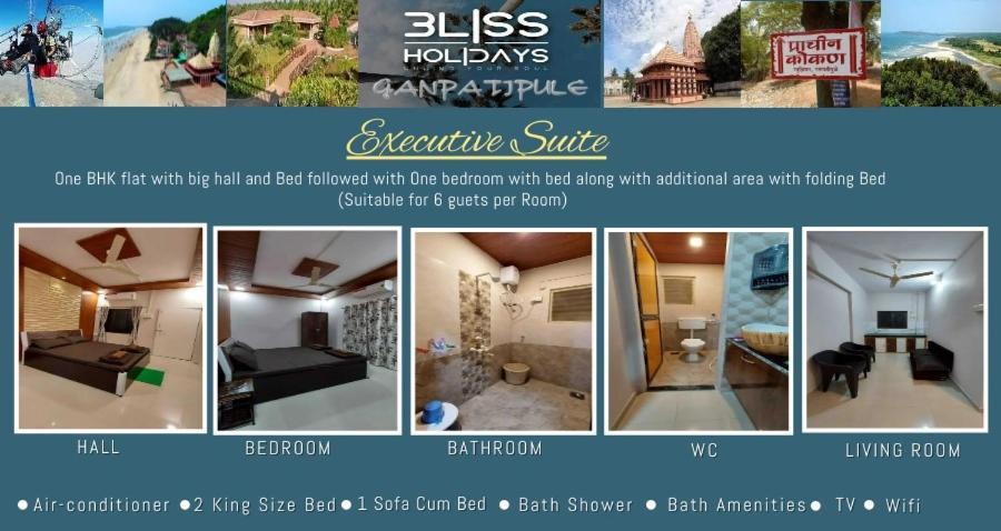 Bliss Holiday Homes Ganpatipule Exterior foto